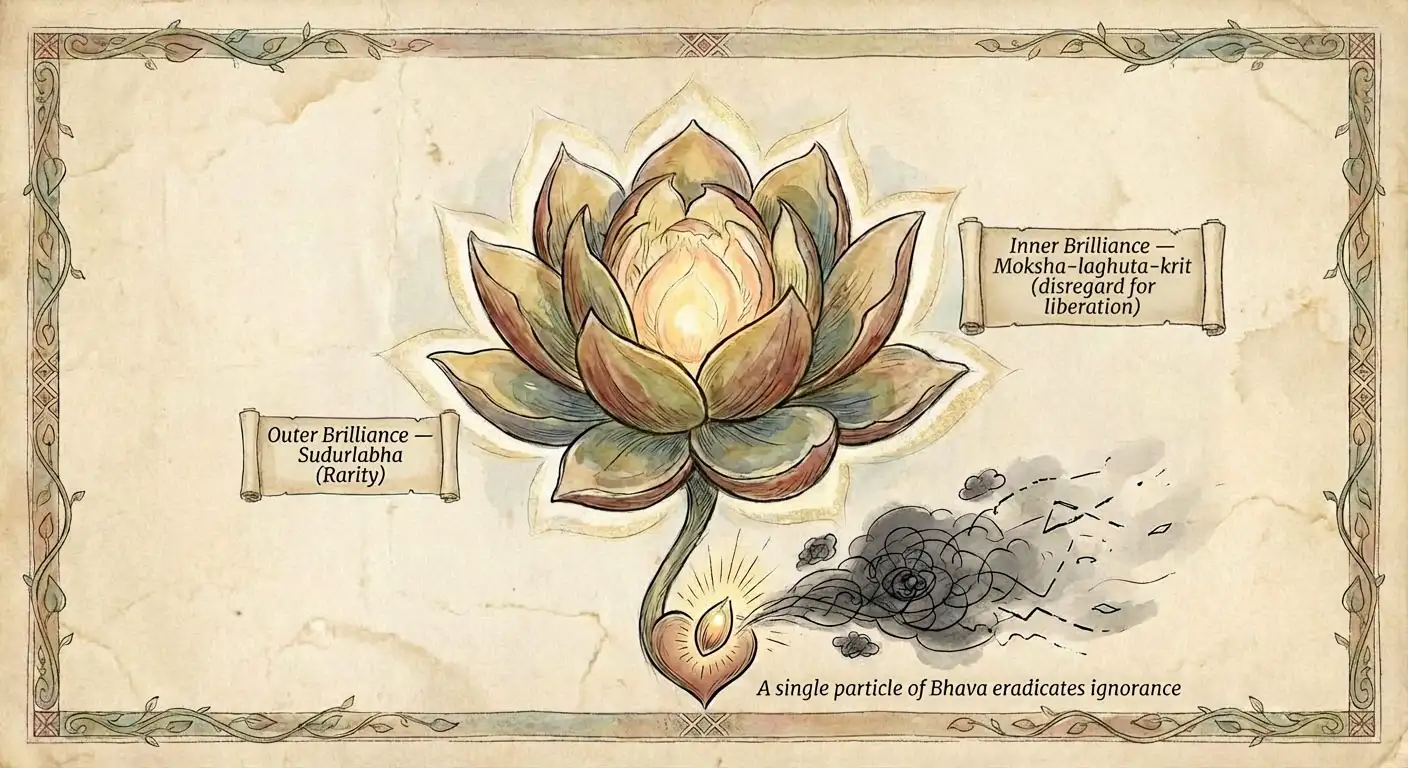 Illustration of Bhāva's effect